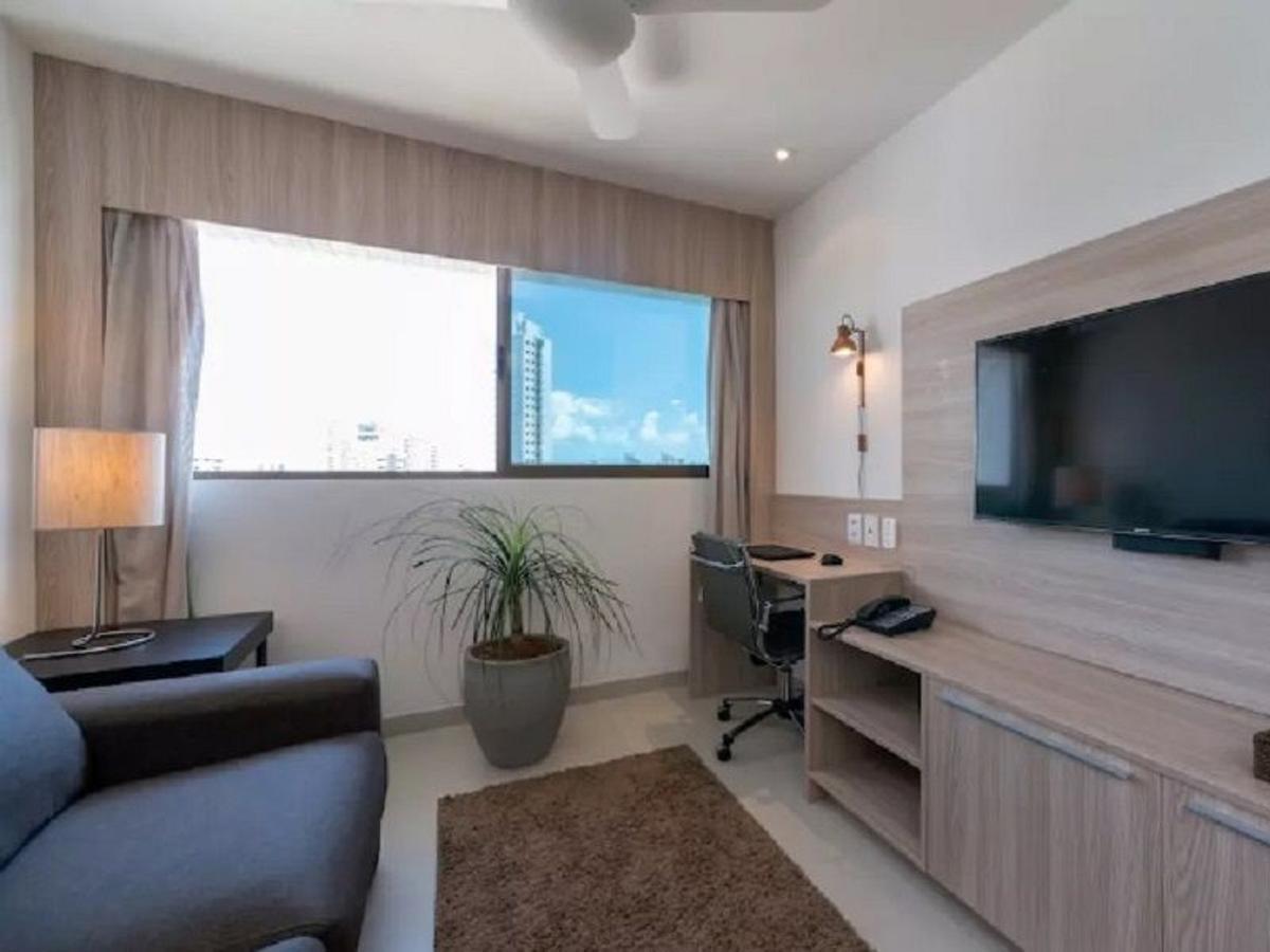 Excelente Flat Em Boa Viagem 2 Quartos Beach Class Ideal Para Familia Ou Viagens De Negocio Nob1804 Recife Luaran gambar